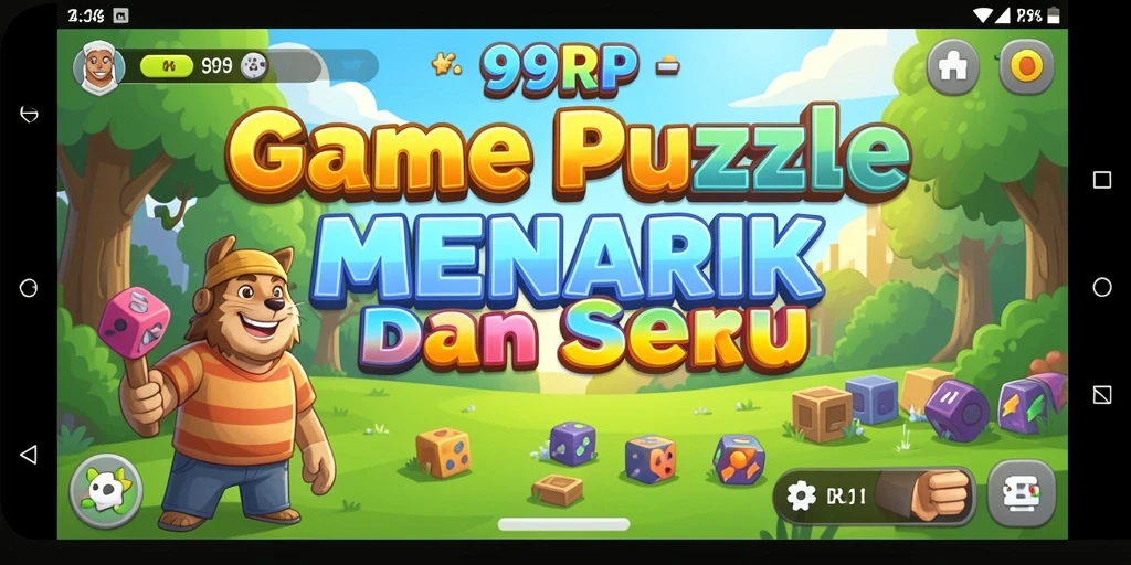 Screenshot gameplay 99RP menampilkan tantangan Puzzle yang mengasyikkan.