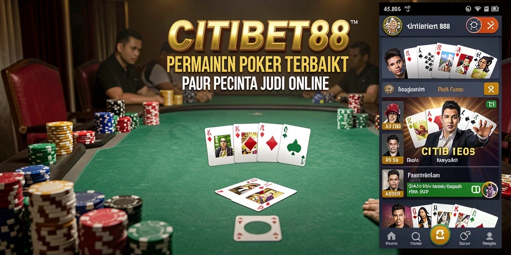 Tampilan menarik gameplay poker di CITIBET88