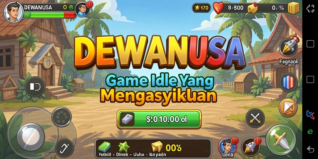 Screenshot DEWANUSA menampilkan gameplay yang menarik dalam dunia Idle.