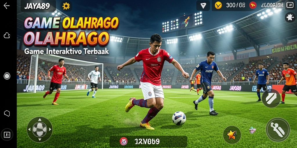 Screenshot utama JAYA89 menampilkan aksi seru dalam permainan olahraga.