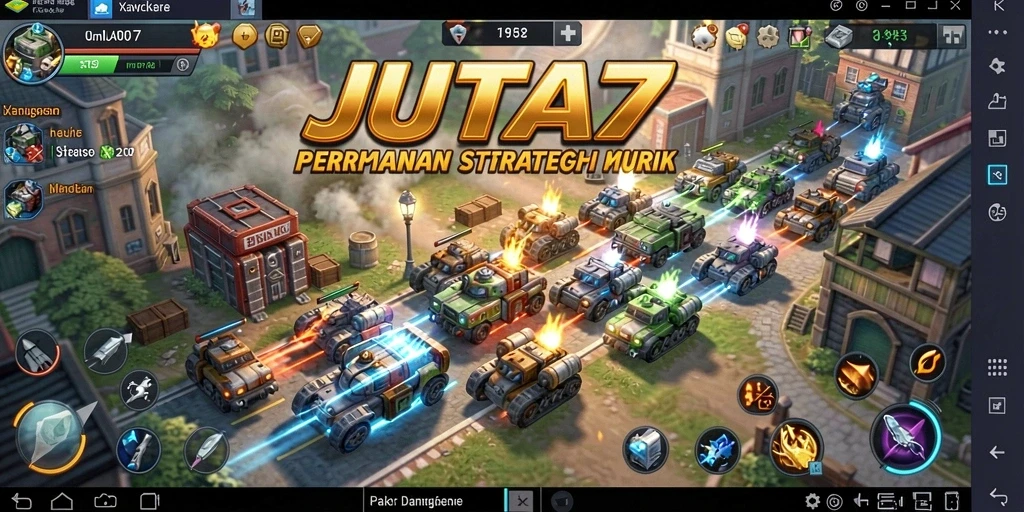Tampilan momen gameplay menegangkan dalam JUTA7.