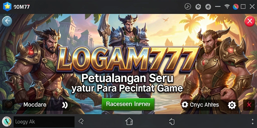 Screenshot LOGAM777 menampilkan aksi seru di dunia petualangan.