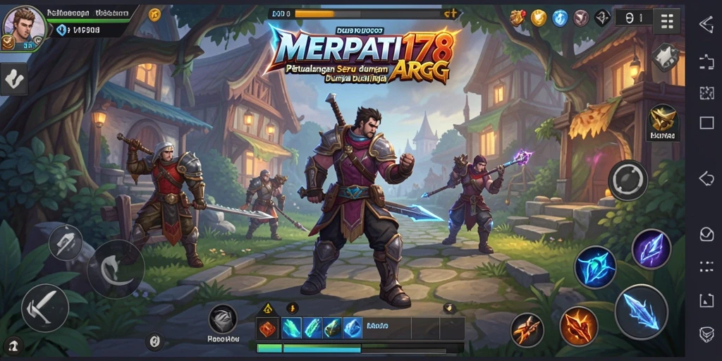 Tampilan seru dari gameplay MERPATI178 dalam dunia ARPG.