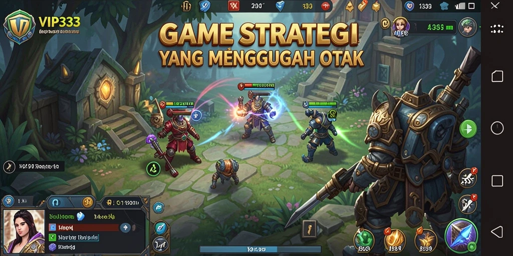 Tampilan gameplay menarik dari VIP333 dengan elemen strategi.